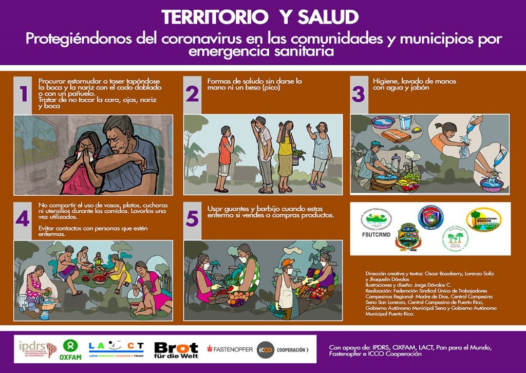 Ilustraciones para enfrentar el Covid-19 en la Amazonía (parte 1)