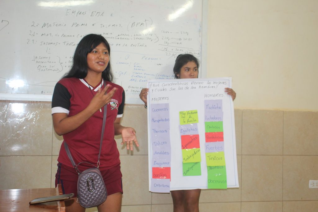 Norte amazónico: 120 estudiantes construyen iniciativas y medidas de prevención contra la violencia de género